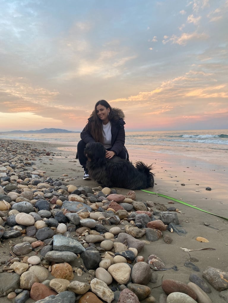 Raquel, educadora canina en Madrid